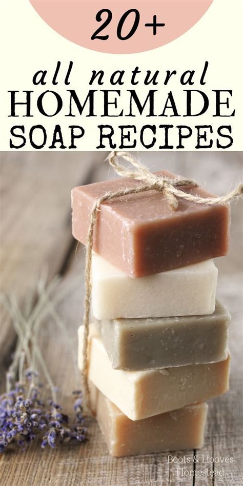 Natural Soap Recipes 20 Homemade All Natural Homemade Bar Soap