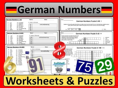 4 Best Images Of Beginner German Worksheets Printables German Numbers