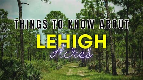 Things To Know About Lehigh Acres Florida In Less Than 2 Minutes Youtube