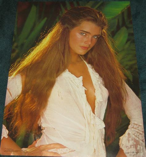 1980 Brooke Shields Blue Lagoon Rare Poster Pin Up Vintage