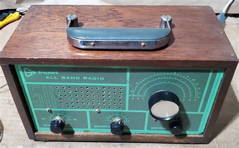 Graymark 511 Vintage Vacuum Tube Am Sw Shortwave Radio Receiver As Is