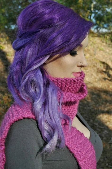 Katy perry once rocked dark purple balayage on a curly short haircut and so can you. Pin by Ashley Bloch on New hair ideas | Purple ombre hair ...