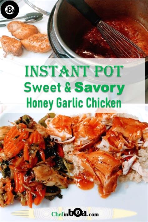 Set instant pot to sauté function and add 2 tablespoons olive oil. Instant Pot Honey Garlic Chicken in 2020 | Honey garlic ...