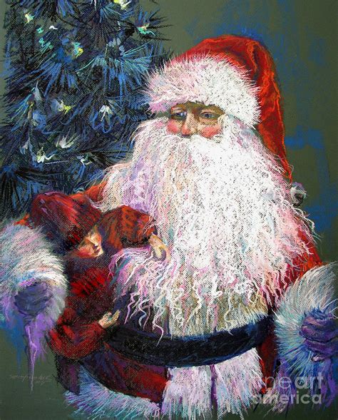 Santa Claus The T Of A Doll Painting By Shelley Schoenherr