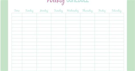 Keep Track Of Appointments And Must Do Tasks With This Free Weekly