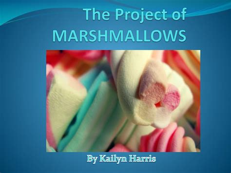 Ppt The Project Of Marshmallows Powerpoint Presentation Free