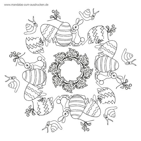 Mandalas zu ostern mit dem osterhasen und ostereiern kostenlose malvorlagen für erwachsene zum ausdrucken ostermandalas kostenlos zum ausdrucken | Ausmalbilder Fur ...