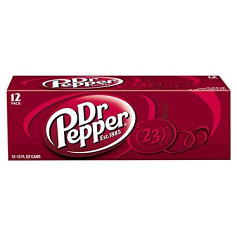 Dr Pepper 12 Fl Oz Cans Pack Of 12