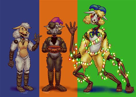 [TWF] All the versions of Sha from The Walten Files! : fivenightsatfreddys