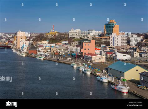 The Port Of Kushiro City Prefecture Hokkaido Japan Stock Photo Alamy