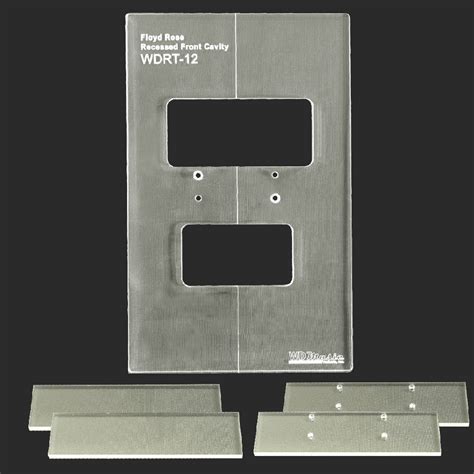 Wd Music Products Routing Template Floyd Rose Recess Kit 5 Pieces