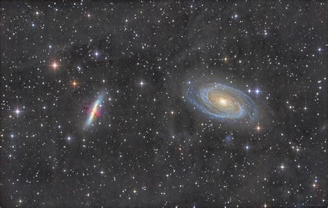Messier 81 Und 82 Inklusive Ifn Integrated Flux Nebula Spektrum Der