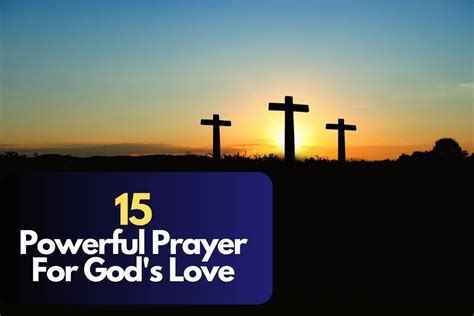 15 Powerful Prayer For Gods Love