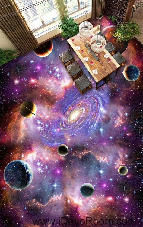 Universe Planet Nebula Galaxy 00075 Floor Decals 3d Wallpaper Wall