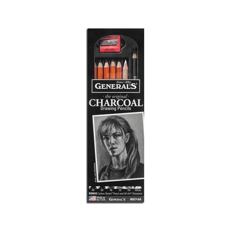 Generals Charcoal Drawing Pencils Set Canvazo