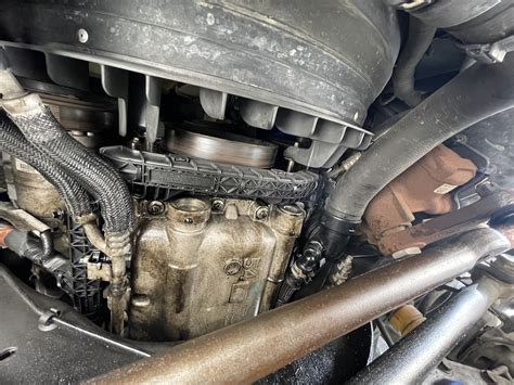 Oil Leak Front Of Motor Ford Powerstroke Diesel Forum