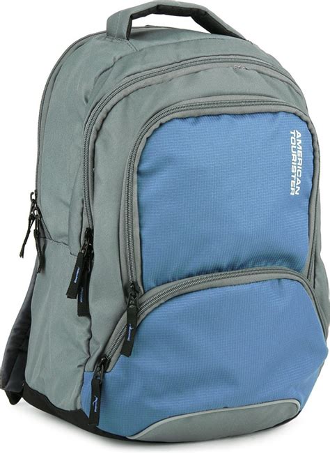 American Tourister Code 17 Backpack Blue And Grey Price In India