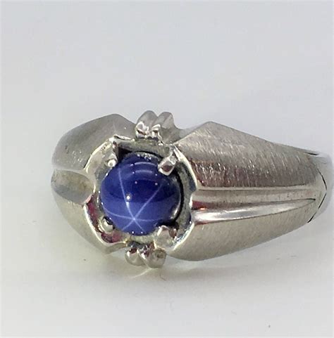 Vintage Mens Star Sapphire Rings