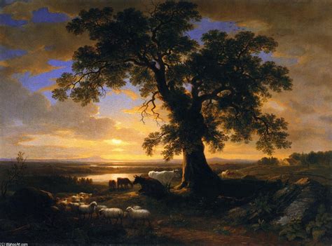 Museum Art Reproductions The Solitary Oak Also Known As The Old Oak