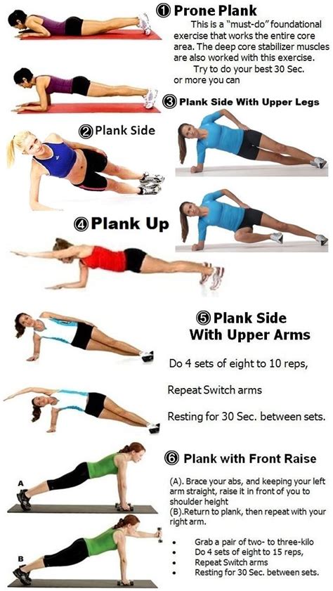 Exercise Routine Plank Exercise Routine