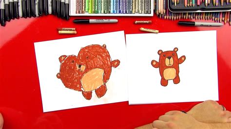 Art Hub For Kids How To Draw A Bear This Art Project Is Perfect For