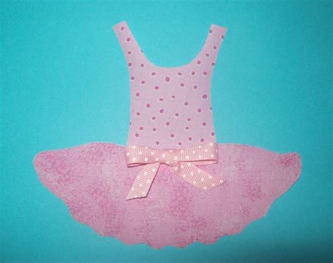 Applique Template Only Ballerina Tutu Dance Dress