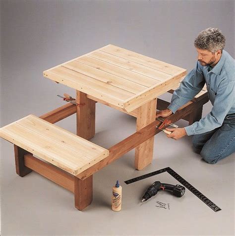 Home hardware's got you covered. 50 Free DIY Picnic Table Plans and Ideas that Will Bring ...