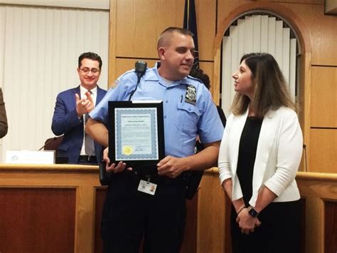 retiring pottstown police officer receives lifesaving award the mercury