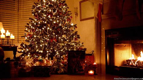Christmas Fireplace Wallpapers Wallpaper Cave