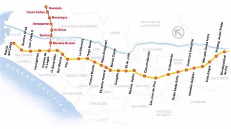 Las Estaciones De La Línea 2 Del Metro De Lima Que Empezarán La “marcha