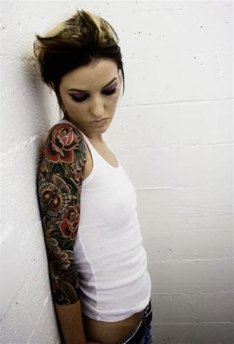Amazing Tattoos For Women And Their Meanings Half Sleeve