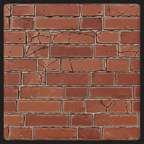 Damaged Brick Wall Pbr Texture By Michalpetrik