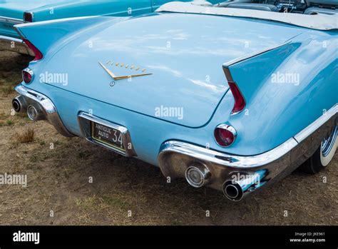 USA, Massachusetts, Cape Ann, Gloucester, Antique Car Show, 1950s-era