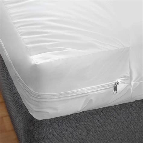 dmi zippered plastic mattress cover protector waterproof full size white amazon ca health