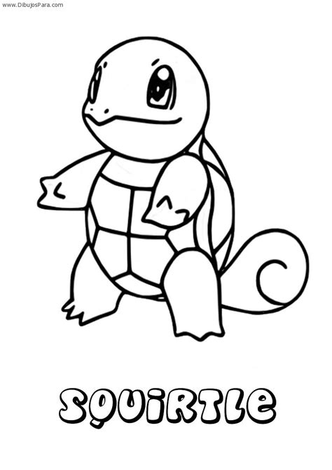 Dibujo De Squirtle Dibujos De Pokemon Para Pintar Dibujos Para Colorear