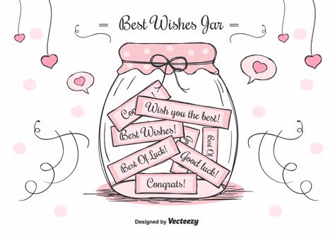 Following good luck messages are too perfect and flexible to match with any kind of. Best Wishes Mason Jar - Download Free Vector Art, Stock ...
