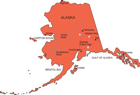 The Geographical Center Of Alaska Is Located At Latitude 6138 Degrees