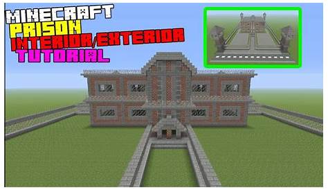 Minecraft Tutorial: How To Make A Prison Interior/Exterior (Inside