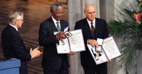 Nobel Peace Prize Stolen From Home Of Fw De Klerk South Africas Last