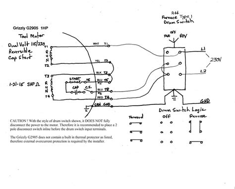 Grainger Drum Switch 115 Volts Wiring Diagram