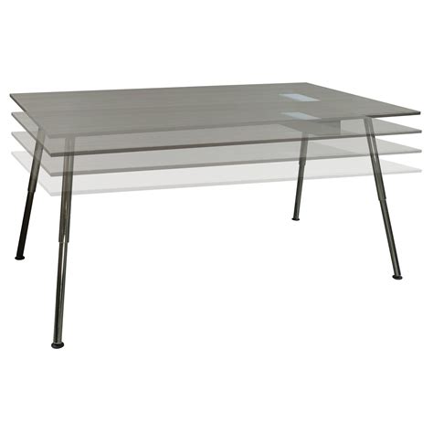Check spelling or type a new query. Ikea Galant Used 44x77 Adjustable Height Table, Gray and ...
