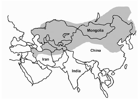 The Asian esophageal cancer belt. The belt starts from ...