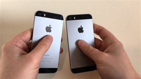Apple Iphone Se Vs Iphone 5s From The Outside Youtube