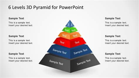 Levels D Pyramid Template For Powerpoint Slidemodel