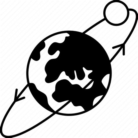 Orbit Earth Moon Planet Space Icon Download On Iconfinder