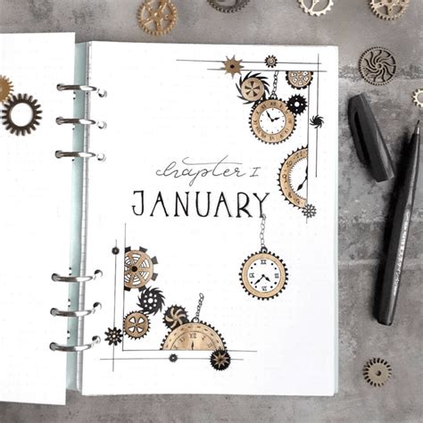 35 January Bullet Journal Cover And Page Ideas To Inspire Your