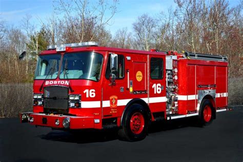 Boston Ma E One Custom Pumper Greenwood Emergency Vehicles Llc