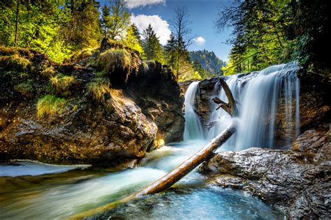 Wasserfall Im Estergebirge Iii Foto And Bild Natur Landschaft