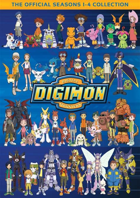 Best Buy Digimon Digital Monsters The Official Seasons 1 4 Collection