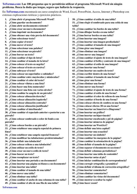 100 Preguntas Word - CALAMEO Downloader